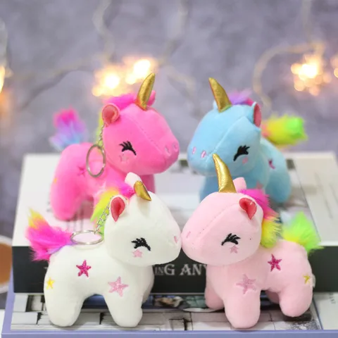 KG0008 - Llavero Peluche Unicornio Colores Calenbi Calenbi Joyería