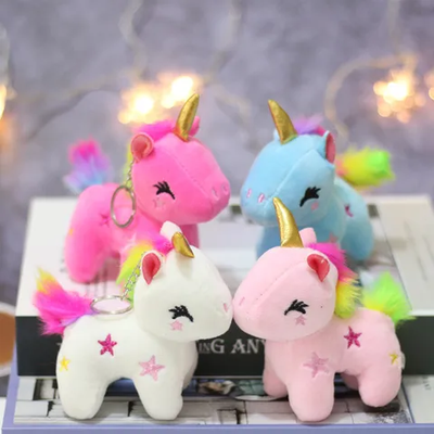 KG0008 - Llavero Peluche Unicornio Colores Calenbi Calenbi Joyería