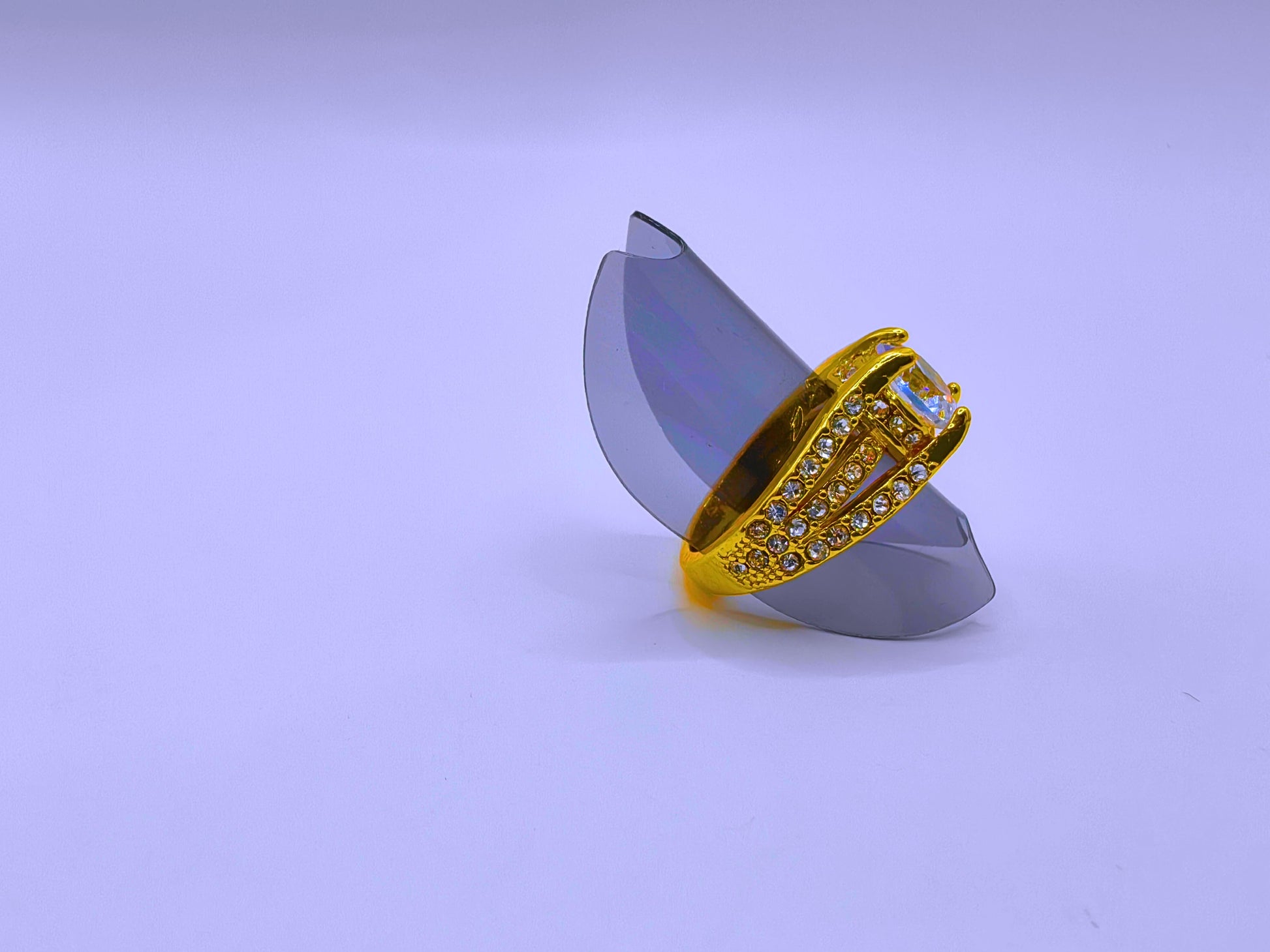 RB0001,02,03 - Anillo Cobre Moderno Circonita Cubica Chapa Oro 14k Calenbi Calenbi Joyería