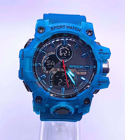 WA0019 - Reloj Analógico Digital Turquesa SANDA Calenbi Joyería