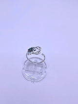 SR0044 - Anillo S925 Ley "Alacrán" Circonita Morada Ajustable Calenbi Calenbi Joyería