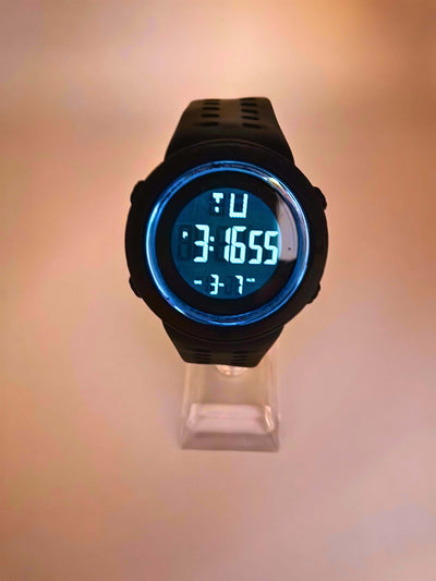 WA0021 - Reloj Digital Deportivo Circulo Azul Cielo Calenbi Calenbi Joyería