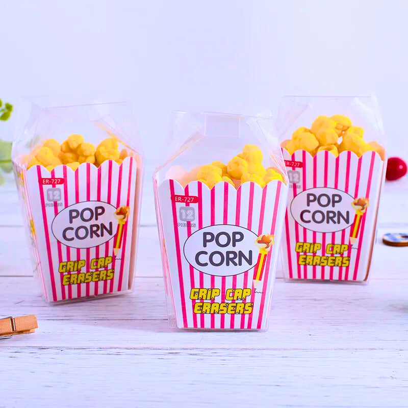 KG0002 - Borrador Palomitas De Maíz Doce Pzas Kawaii Calenbi Calenbi Joyería