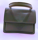 BG0002 - Bolsa Hombro Pequeña Cuero Verde Calenbi Calenbi Joyería