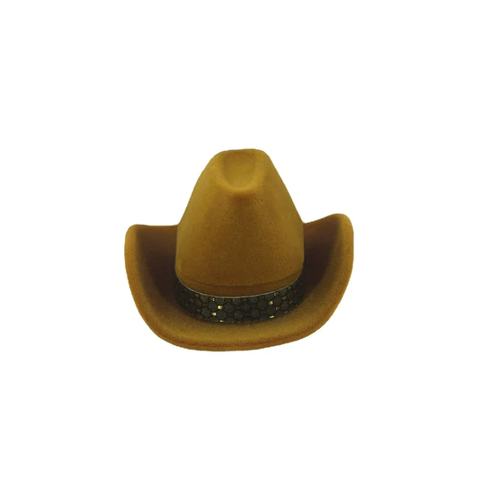 CA0008 - Joyero Pequeño Anillo Café Sombrero Vaquero Calenbi