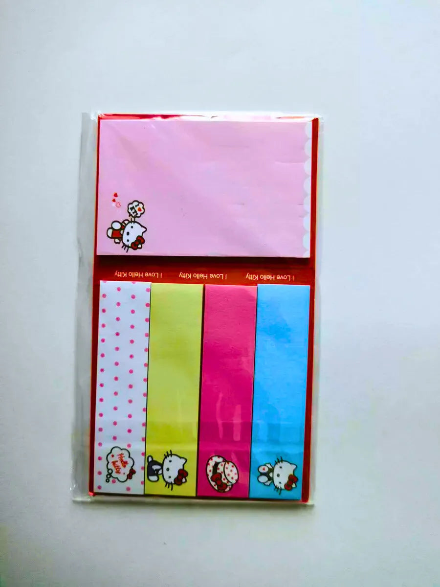 Notas Adhesivas Hello Kitty Postick Colorido Calenbi – Calenbi Joyería