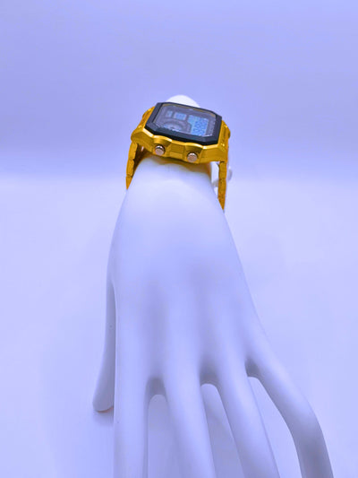 WA0006 - Reloj Digital Acero inoxidable Dorado SKMEI Calenbi Joyería