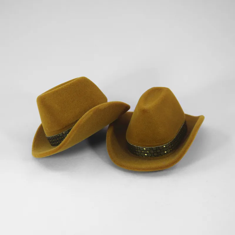 CA0008 - Joyero Pequeño Anillo Café Sombrero Vaquero Calenbi