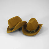 CA0008 - Joyero Pequeño Anillo Café Sombrero Vaquero Calenbi Calenbi Joyería