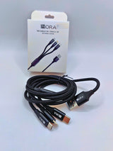 CAB259 - 1M Cable V8/ Tipo C/IP De Carga y Datos 1Hora Calenbi Joyería