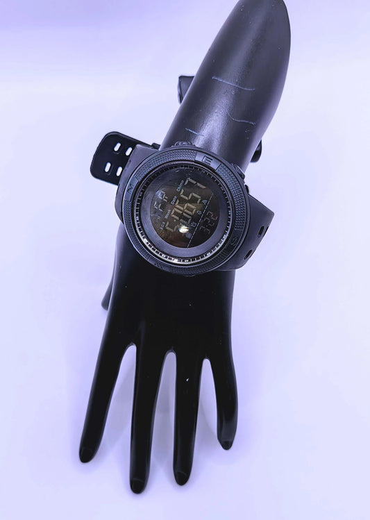 WA0025 - Reloj Digital Plástico Deportivo Negro Calenbi Calenbi Joyería