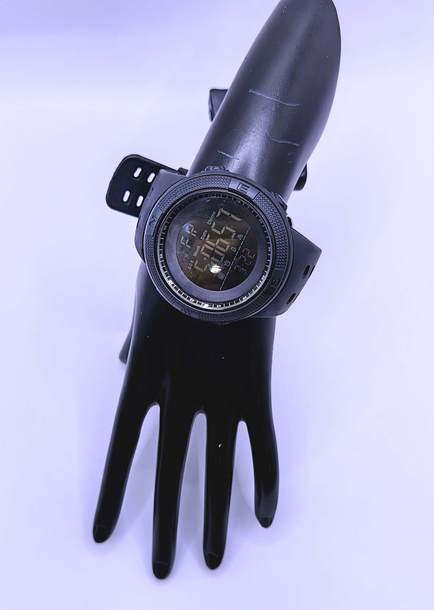 WA0025 - Reloj Digital Plástico Deportivo Negro Calenbi Calenbi Joyería