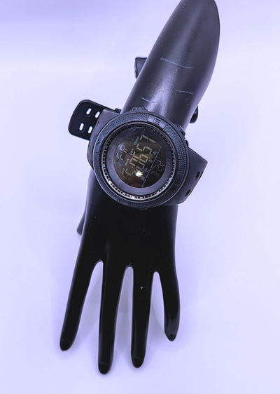 WA0025 - Reloj Digital Plástico Deportivo Negro Calenbi Calenbi Joyería