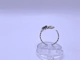 SR0044 - Anillo S925 Ley "Alacrán" Circonita Morada Ajustable Calenbi Calenbi Joyería
