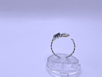 SR0044 - Anillo S925 Ley "Alacrán" Circonita Morada Ajustable Calenbi Calenbi Joyería