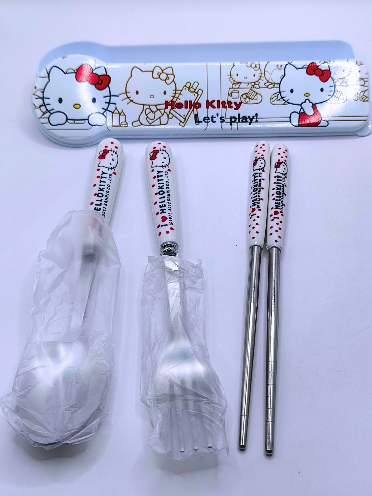 KG0006 - Juego De Cubiertos Hello Kitty Sanrio