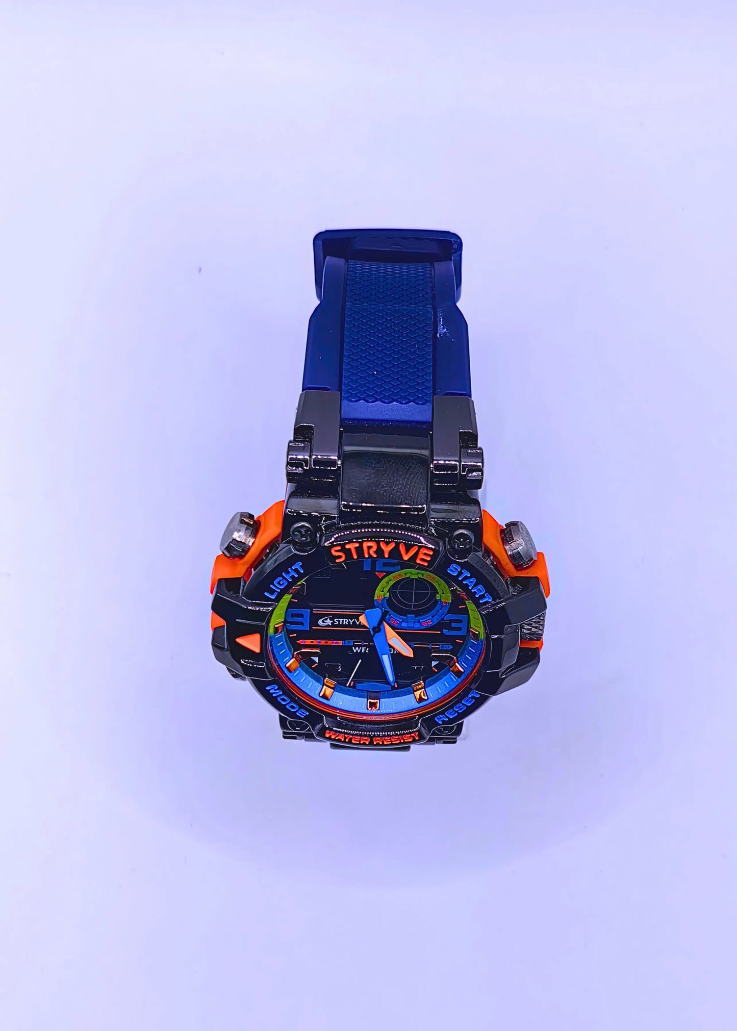 WA0018 - Reloj Acero Inoxidable Plástico Azul Marino Strive