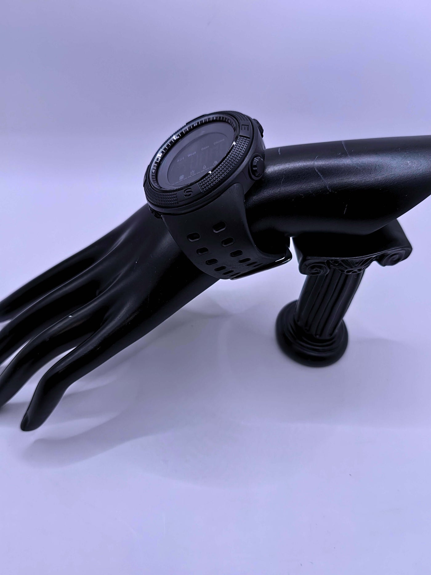 WA0025 - Reloj Digital Plástico Deportivo Negro Calenbi Calenbi Joyería