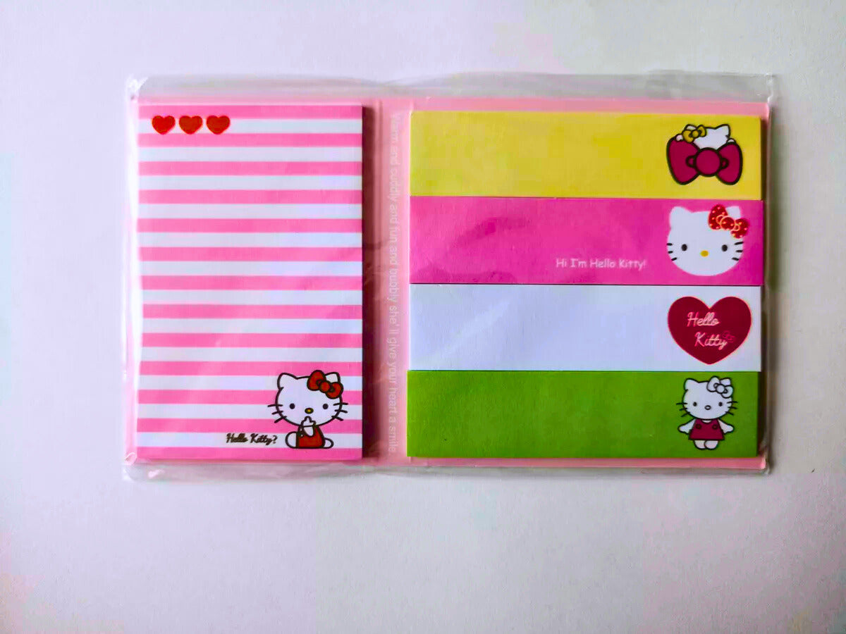KG0003 - Notas Adhesivas Hello Kitty Postick Colorido Calenbi Calenbi Joyería