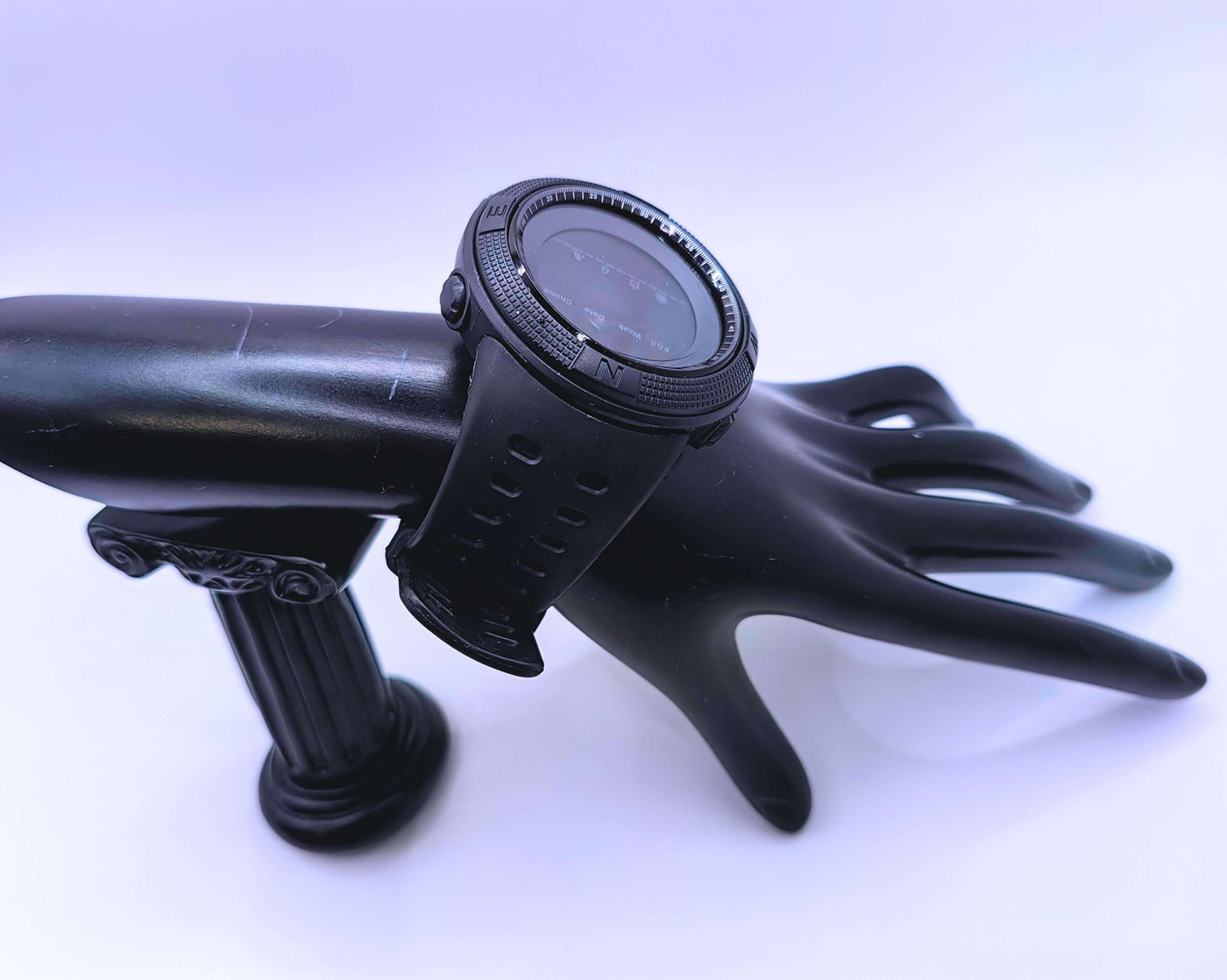 WA0025 - Reloj Digital Plástico Deportivo Negro Calenbi Calenbi Joyería