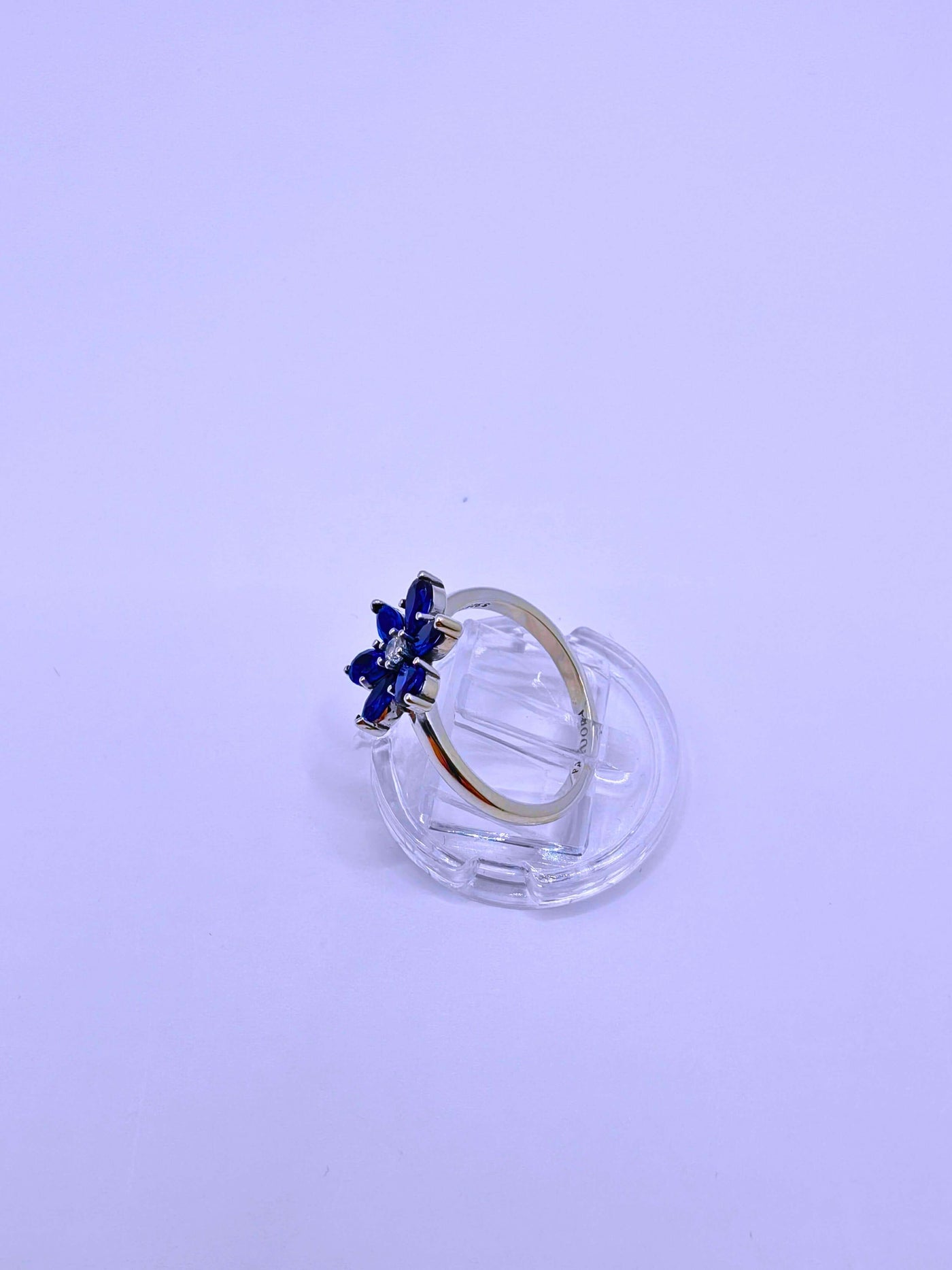 Anillo Plata Ley 925 Flor Circonita | Calenbi - SR0051 