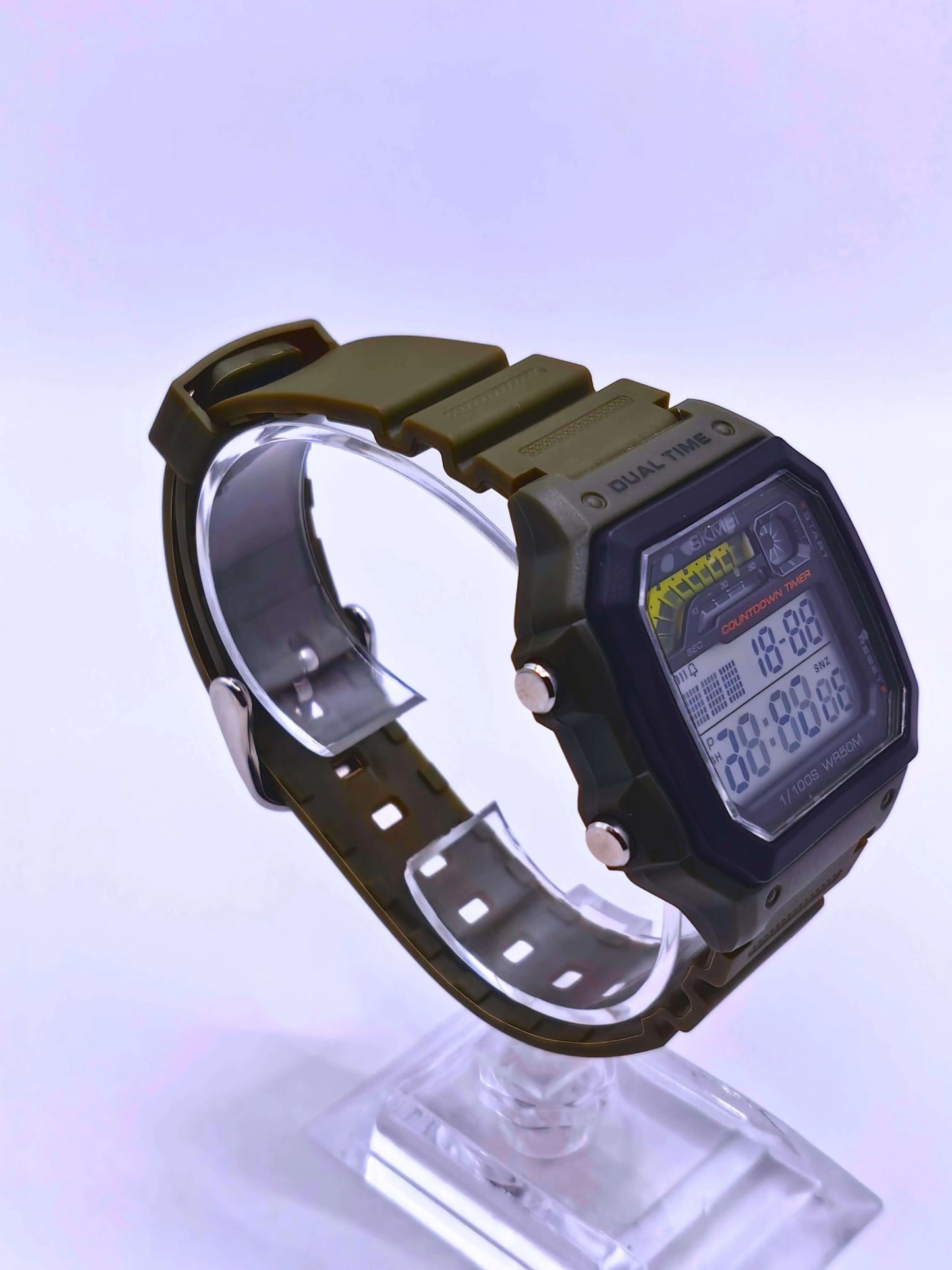 WA0026 - Reloj Digital Plástico Verde SKMEI Calenbi Joyería