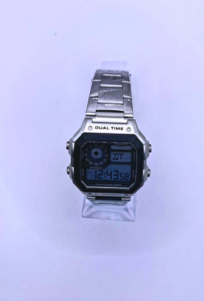 WA0007 - Reloj Digital Acero inoxidable Plata SKMEI Calenbi Joyería