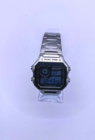WA0007 - Reloj Digital Acero inoxidable Plata SKMEI Calenbi Joyería