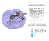 Anillo S925 Ley "Caballito de Mar" Circonita Calenbi