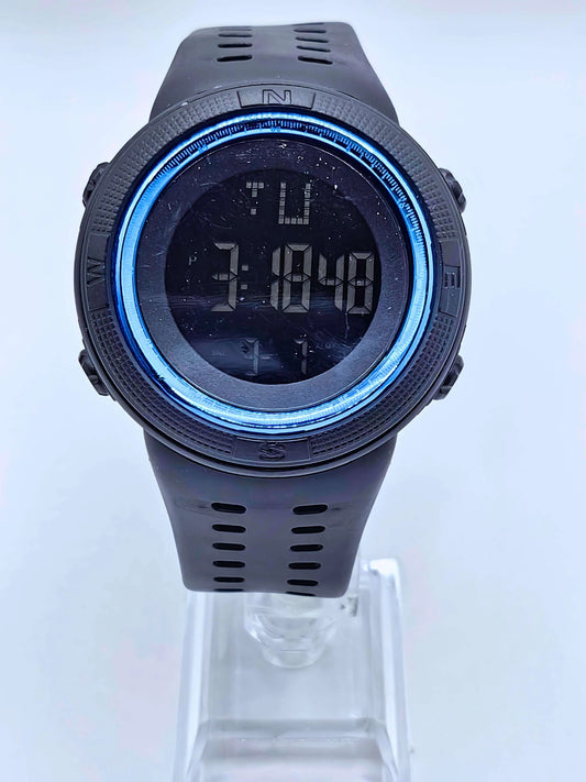 WA0021 - Reloj Digital Deportivo Circulo Azul Cielo Calenbi Calenbi Joyería