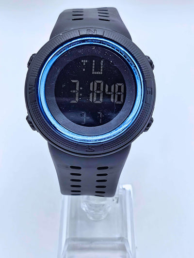 WA0021 - Reloj Digital Deportivo Circulo Azul Cielo Calenbi Calenbi Joyería