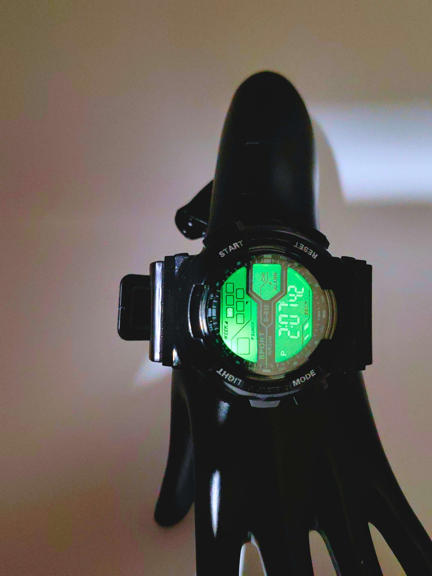 WA0012 - Reloj Digital Plástico Negro Calenbi Calenbi Joyería