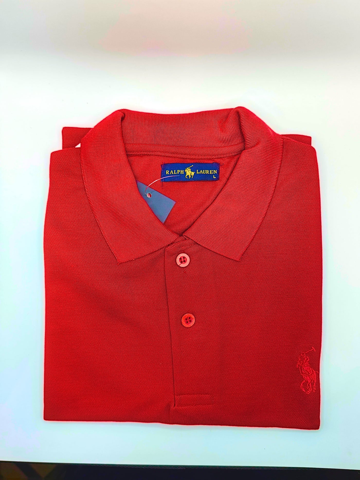 Playera Polo Caballero Grande Roja Calenbi Joyería