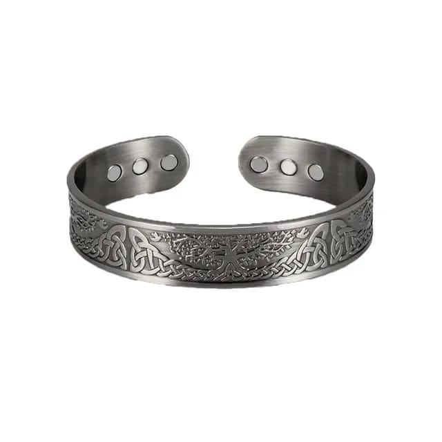 BB0020 - Pulsera Cobre Árbol De La Vida Abierta Unisex Calenbi Calenbi Joyería