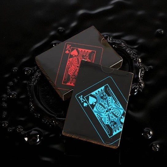 Set 2 Barajas Poker Negras Diversiones Bago