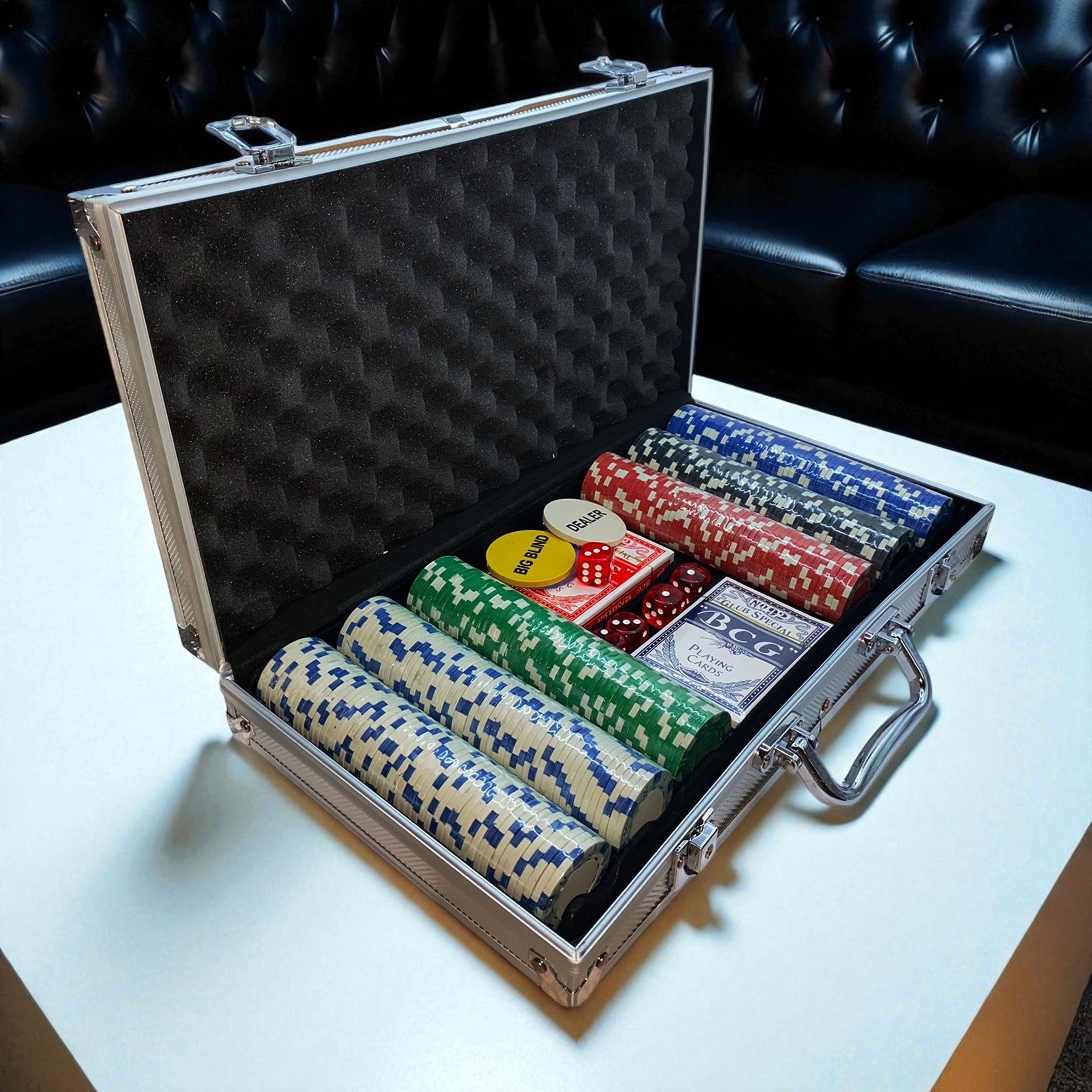 Maletin de 300 Fichas de Poker Diversiones Bago